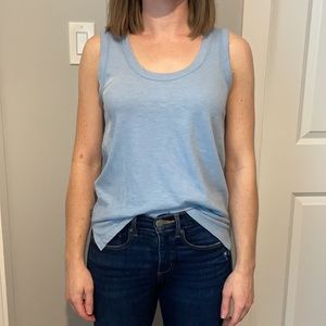 Brand new relaxed scoop neck tank top